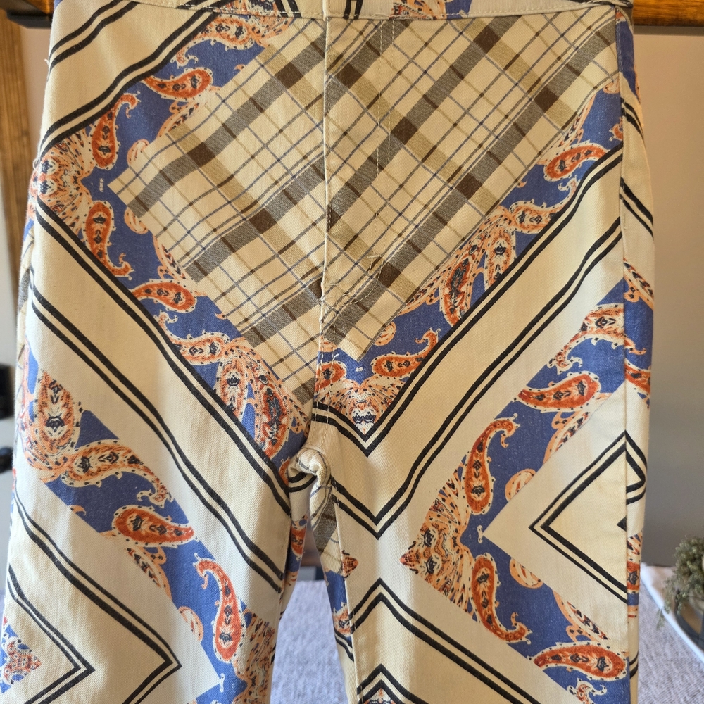 Free People Multicolor Patterned Flare Jeans - Picture 4 of 10